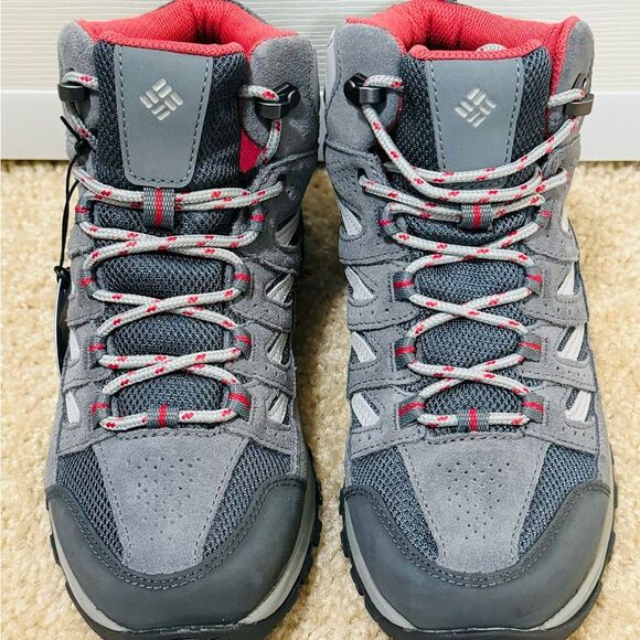 NWT Columbia Women's Crestwood™ Mid Waterproof Hiking Shoe in Graphite Sz 7.5 - Picture 4 of 11